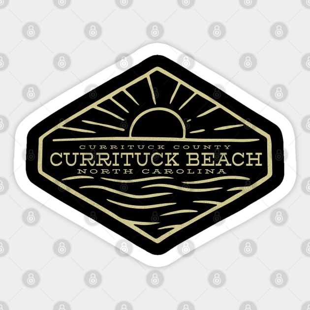 Currituck Beach, NC Summertime Vacationing Ocean Sunrise Sticker by Contentarama